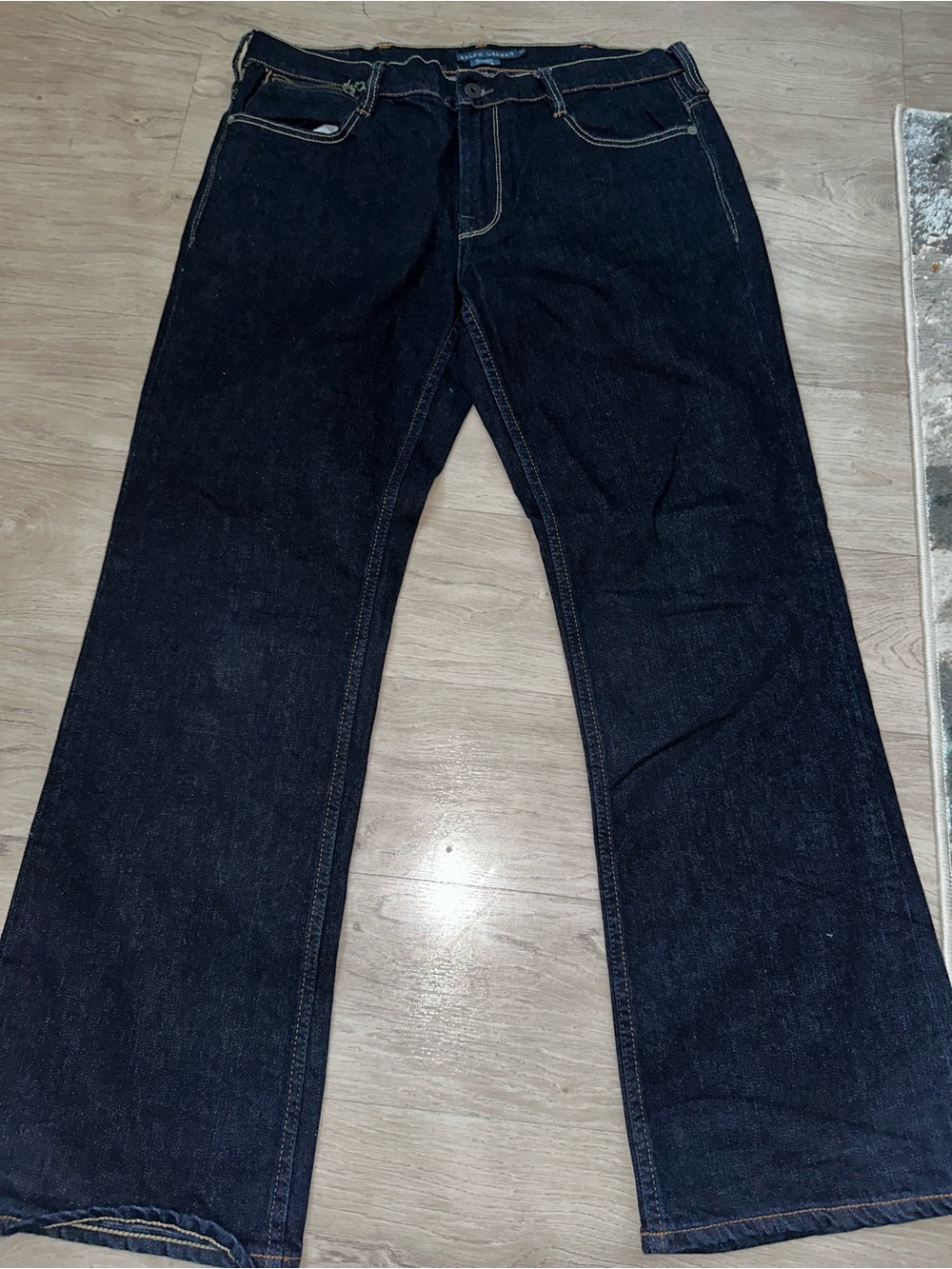 Ralph Lauren Men's Dark Indigo Bootcut Jeans